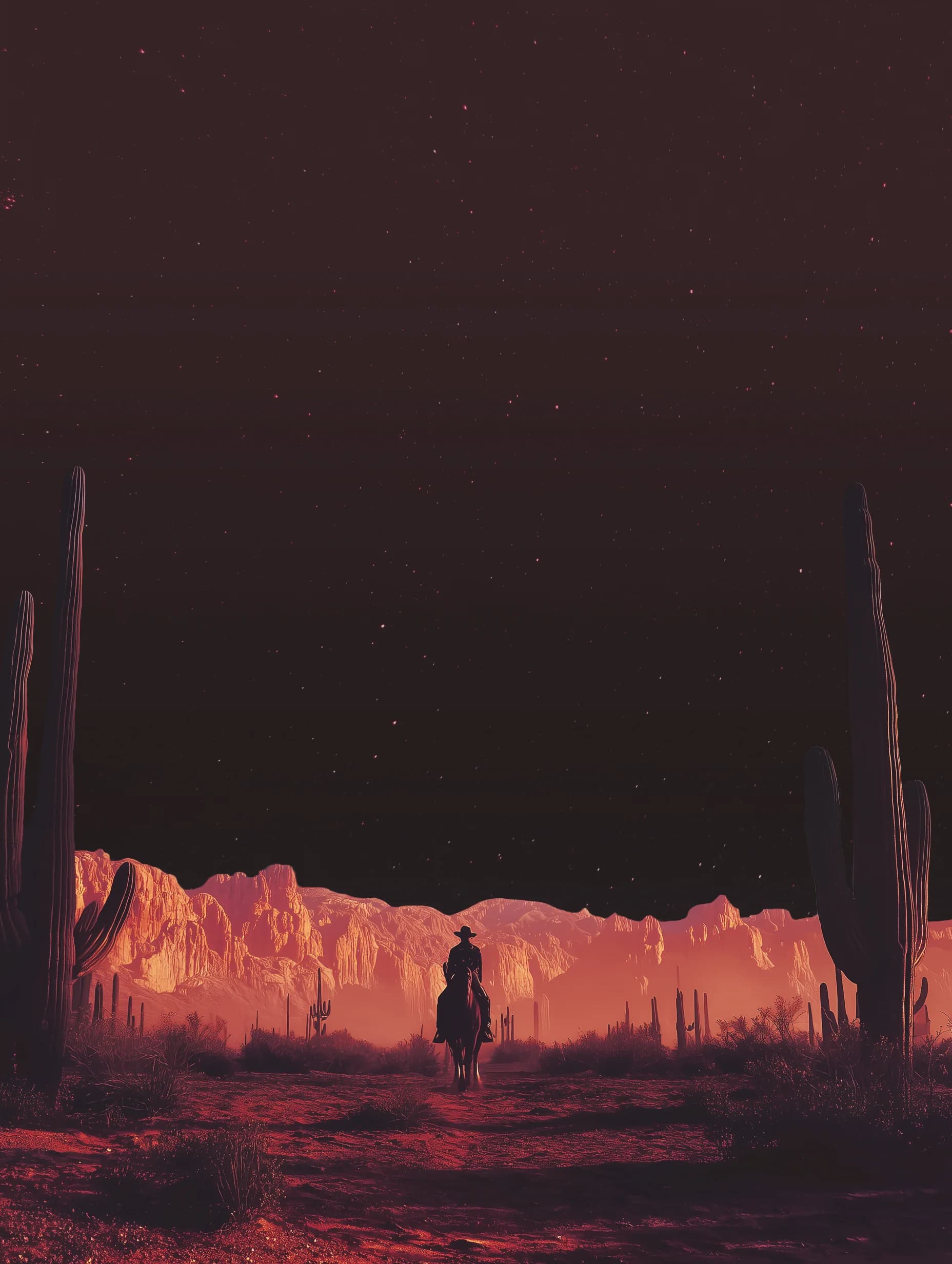 Outback festival desert landscape